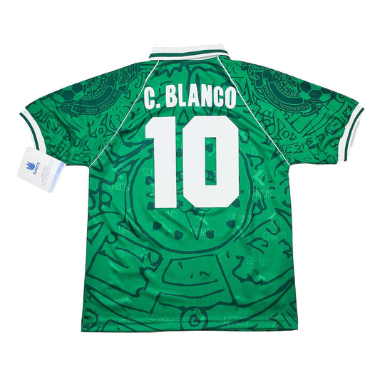1999/00 MEXICO C.BLANCO #10 *BNWT* HOME SHIRT (M) GARCIS