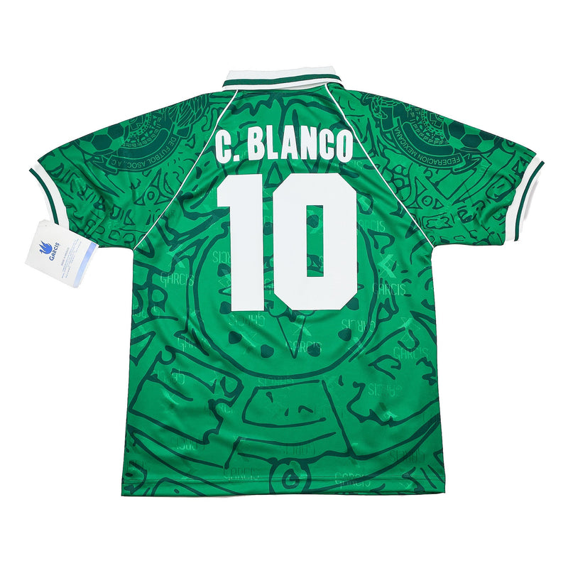 1999/00 MEXICO C.BLANCO #10 *BNWT* HOME SHIRT (M) GARCIS