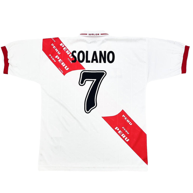 1999/00 PERU SOLANO #7 HOME SHIRT (XL) WALON