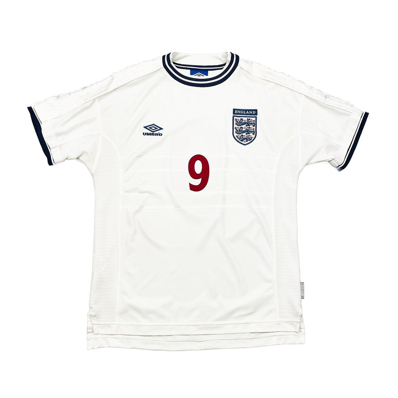 1999/01 England Shearer #9 Home Shirt (L) Umbro