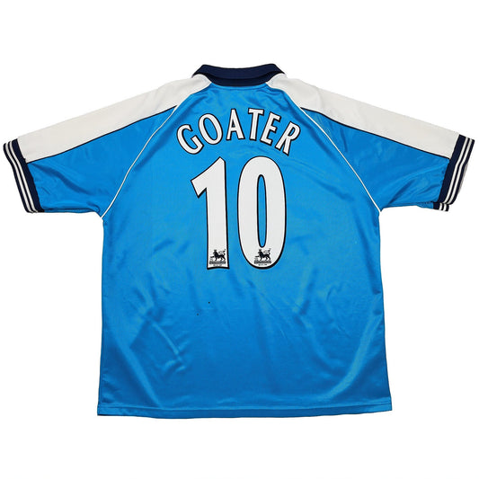 1999/01 MANCHESTER CITY GOATER #10 HOME SHIRT (L) LE COQ