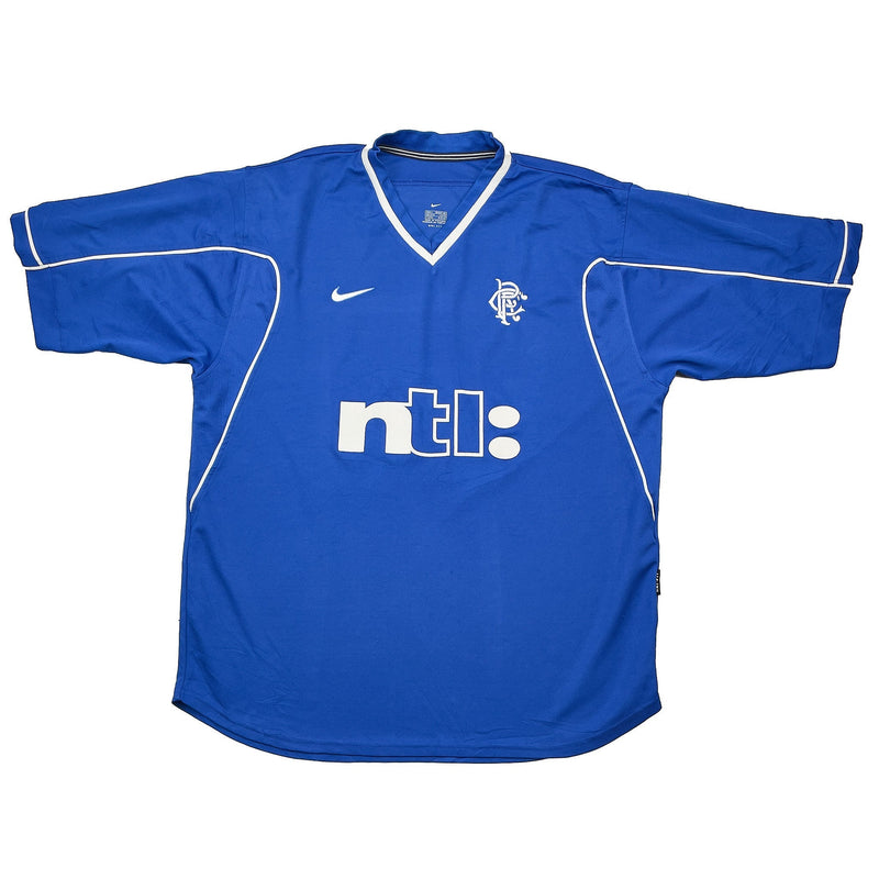 1999/01 Rangers Kanchelskis #7 Home Shirt (L) Nike