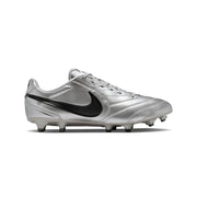 Nike Tiempo Ligera Pro FG Football Boots - Metallic Silver/Black