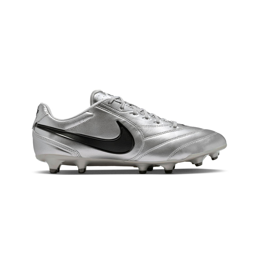 Nike Tiempo Ligera Pro FG Football Boots - Metallic Silver/Black