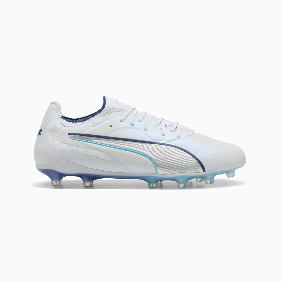 Puma King 20 Ultimate FG/AG Football Boots - Puma Silver/Blue Jewel/Puma Black
