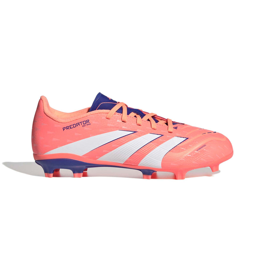adidas Predator 25 League FG/MG Jnr Football Boots - Signal Coral/Ftwr White/Beam Orange