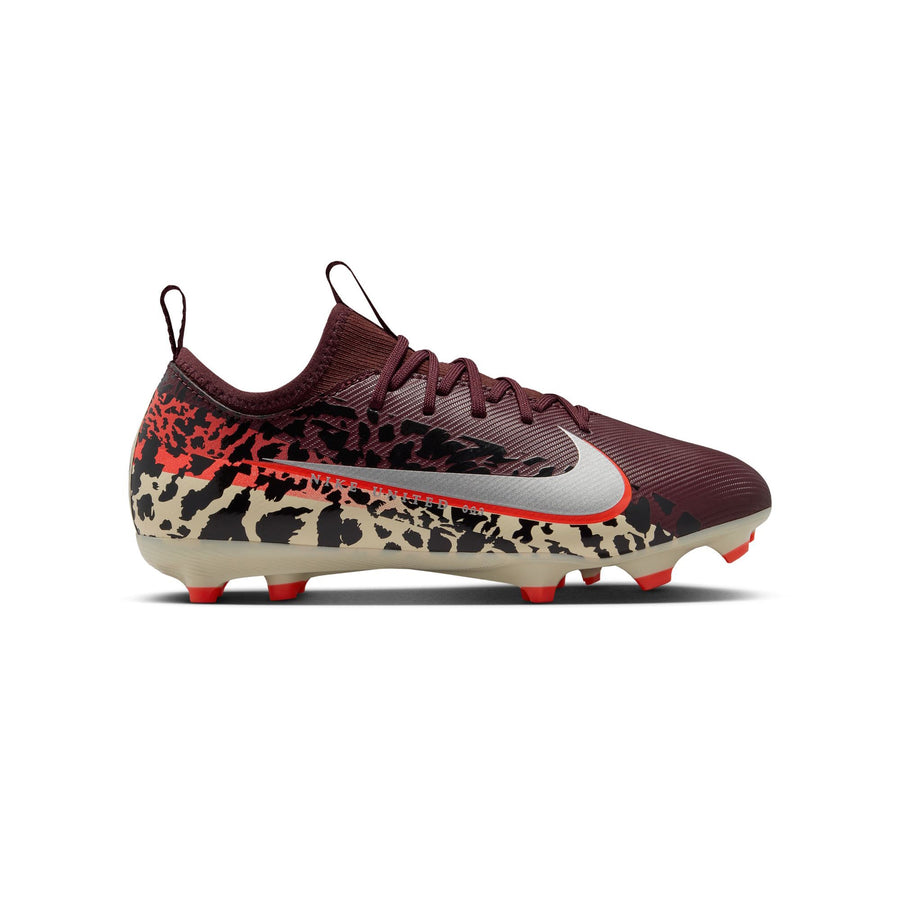 Nike Nike United Mercurial Zoom Vapor 16 Academy FG Jnr Football Boots - Burgundy Crush/Metallic Silver