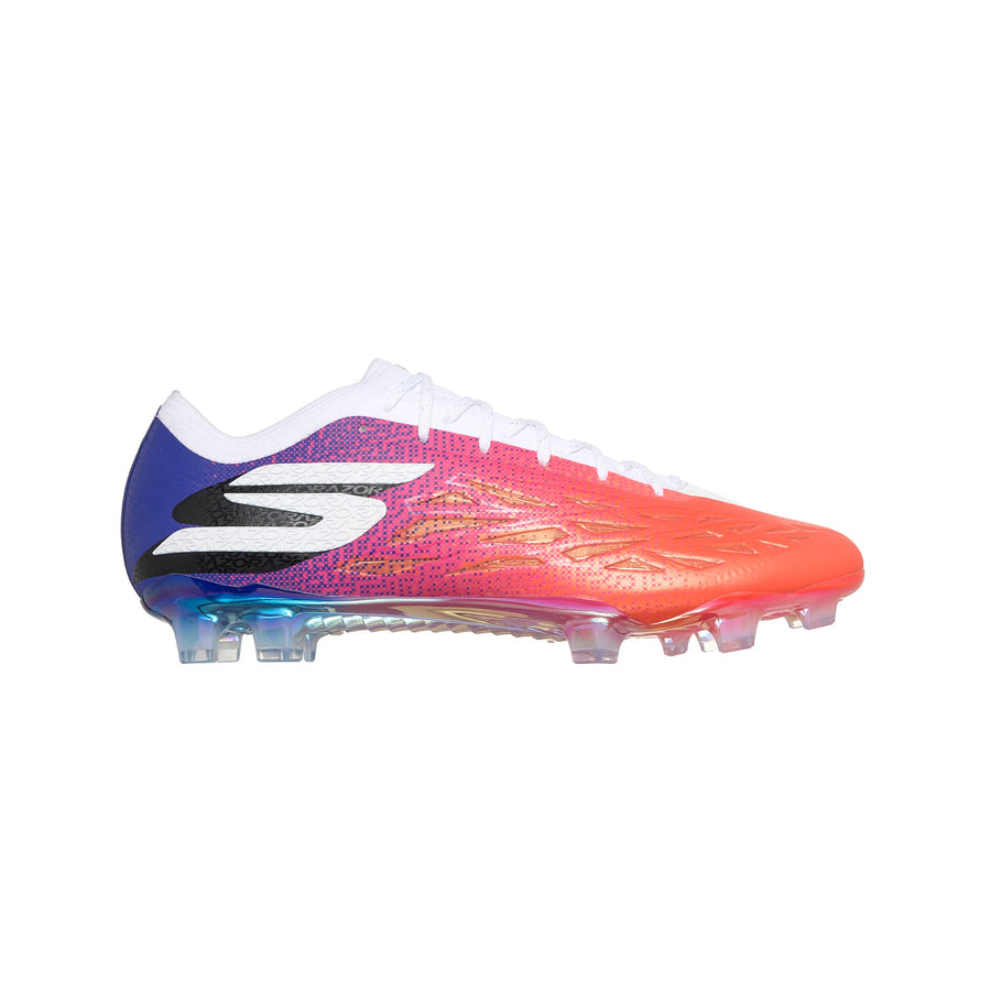 Skechers Razor 2 Elite FG Football Boots - Black/Blue/Pink