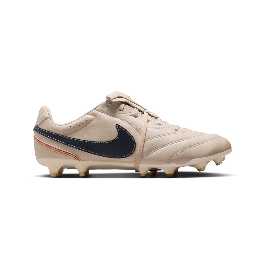 Nike Tiempo Ligera Pro FG FT Football Boots - Pearl White/Dark Obsidian