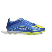 adidas F50 Elite Messi FG/AG Jnr Football Boots - Team Royal Blue/Solar Yellow/Semi Blue Burst