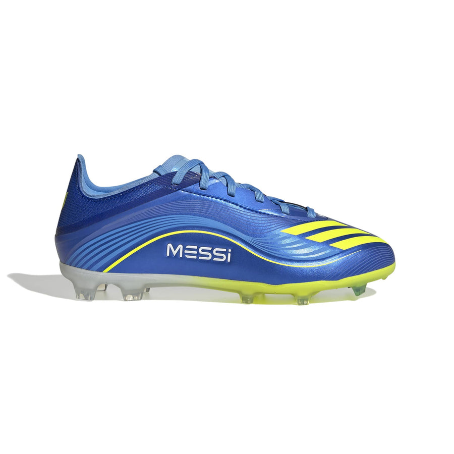 adidas F50 Elite Messi FG/AG Jnr Football Boots - Team Royal Blue/Solar Yellow/Semi Blue Burst