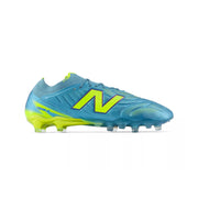 New Balance Tekela V5 Elite Low FG Football Boots - Metallic Blue/Alkaline Green/Team Navy