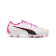 Puma King 20 Match FG/AG Football Boots - Puma White/Poison Pink/Bright Aqua
