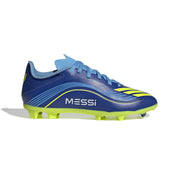 adidas F50 League Messi FG/MG Jnr Football Boots - Team royal Blue/Solar Yellow/Semi Blue Burst
