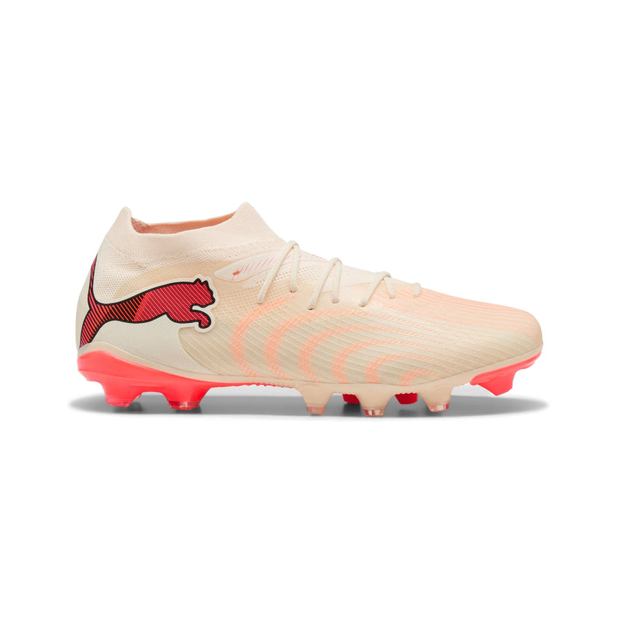 Puma Future 9 Match FG/AG Football Boots - Sugared Almond/Puma White/Ultra Red/Puma Black