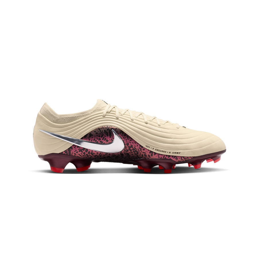Nike Nike United Tiempo Maestro Elite FG Football Boots - Fossil/Metallic Silver/ Burgundy Crush