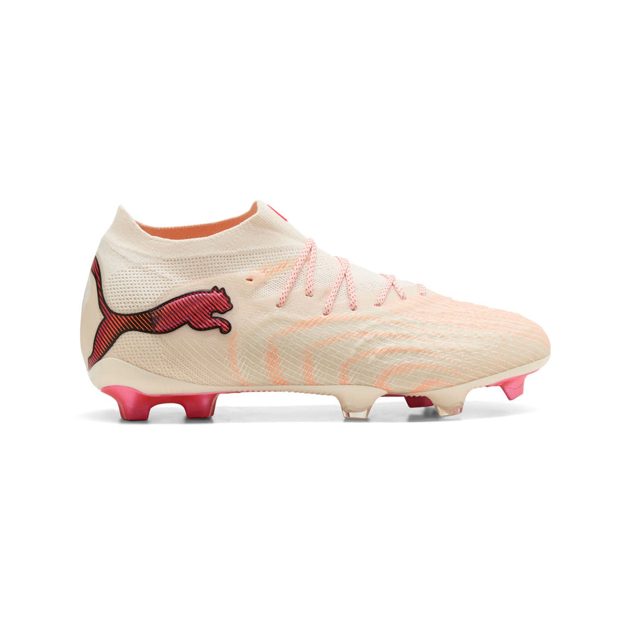 Puma Future 9 Ultimate FG Football Boots - Sugared Almond/Puma White/Ultra Red/Puma Black