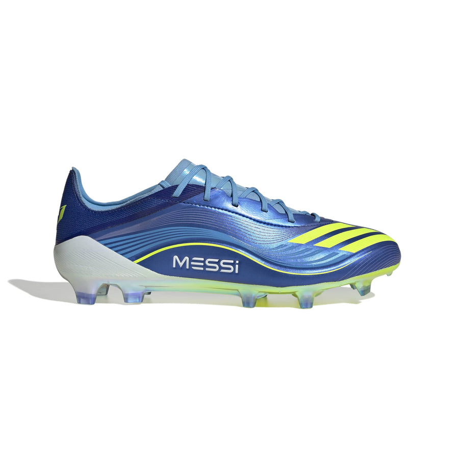 adidas F50 Elite Messi FG/AG Football Boots - Team Royal Blue/Solar Yellow/Semi Blue Burst
