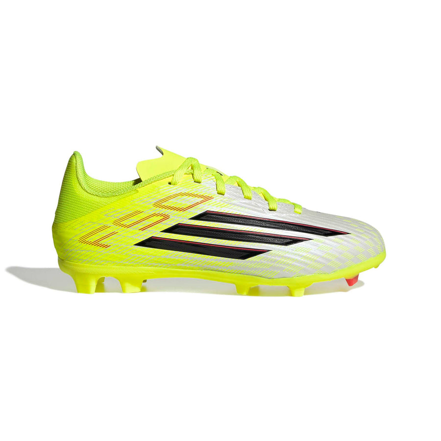 adidas F50 League FG/MG Jnr Football Boots - Team Solar Yellow/Core Black/Lucid Red