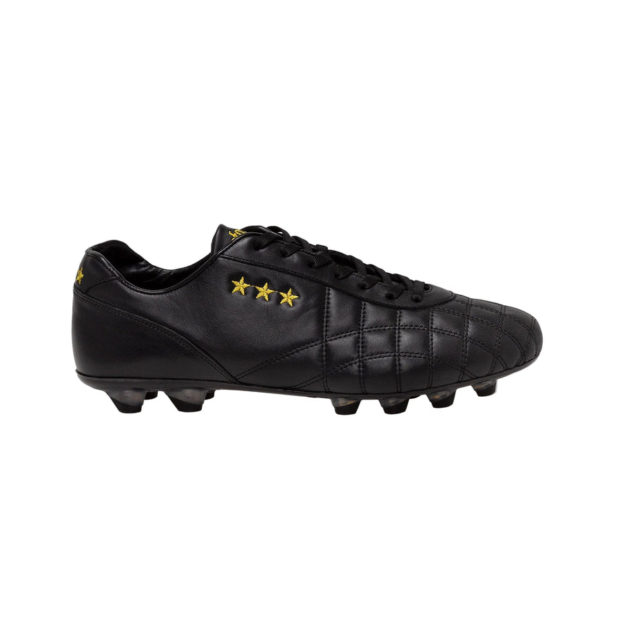 Pantofola d'Oro Del Duca FG/AG (Made in Italy) Football Boots - Black/Gold