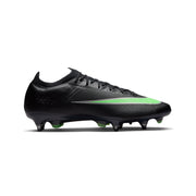 Nike Mercurial Vapor 17 Low Elite SG Football Boots - Black/Illusion Green/Black