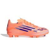 adidas F50 League FG/MG Jnr Football Boots - Beam Orange/Lucid Blue/Ftwr White