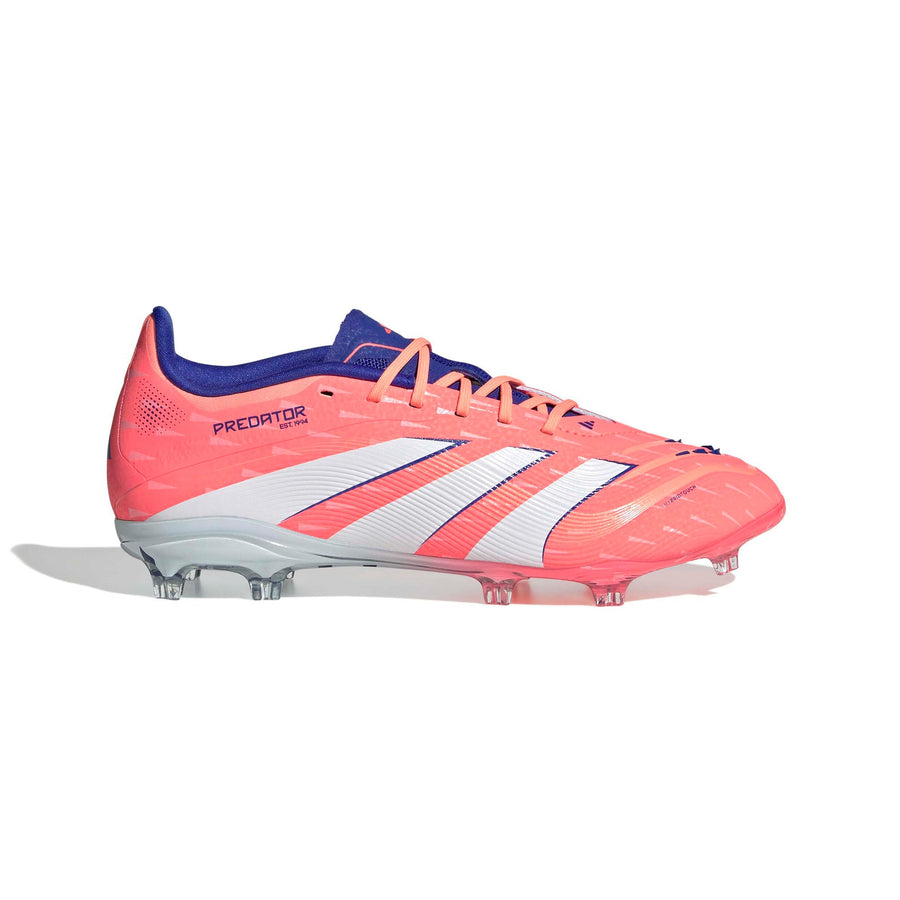 adidas Predator 25 Elite FG/AG Jnr Football Boots - Signal Coral/Ftwr White/Beam Orange