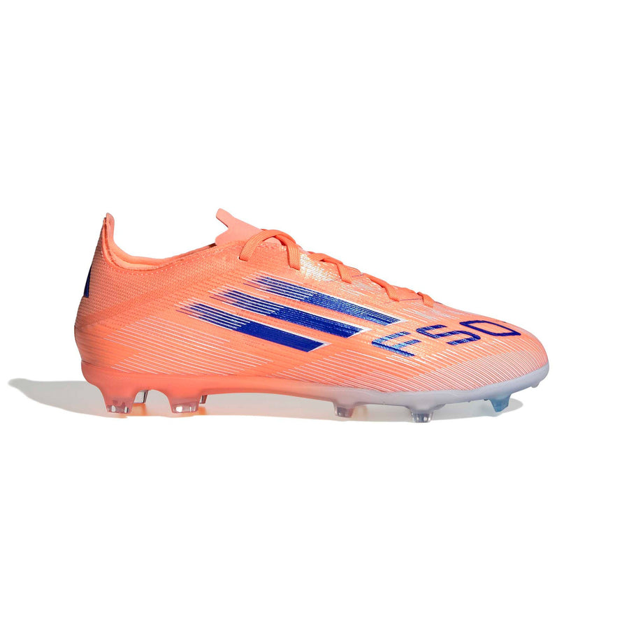 adidas F50 Elite FG/AG Jnr Football Boots - Beam Orange/Lucid Blue/Ftwr White