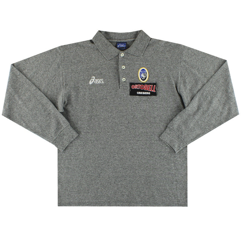 2000-01 Atalanta Asics Polo Shirt L/S