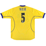 2000-01 Everton Puma Away Shirt Weir #5 L