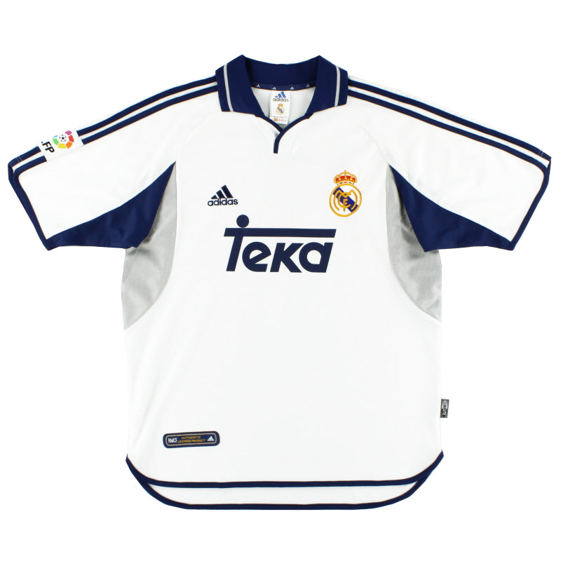 2000-01 Real Madrid adidas Home Shirt XL