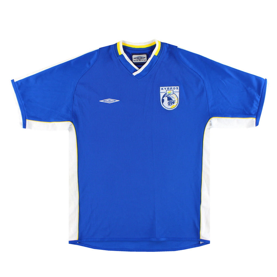 2000-01 Cyprus Umbro Home Shirt S