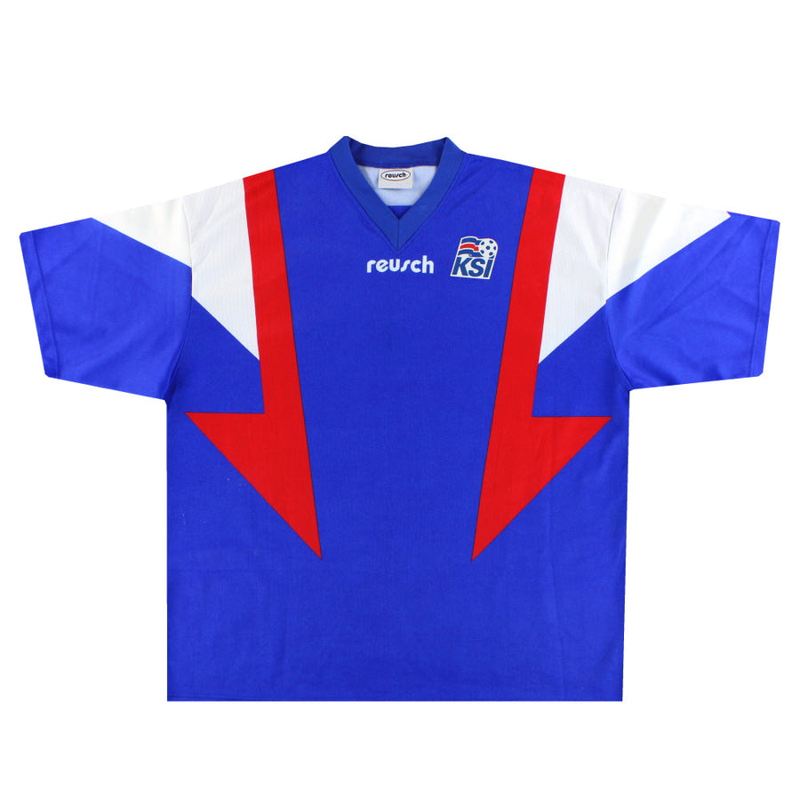 2000-01 Iceland Home Shirt L