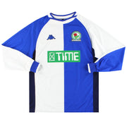 2000-02 Blackburn Kappa Home Shirt L/S
