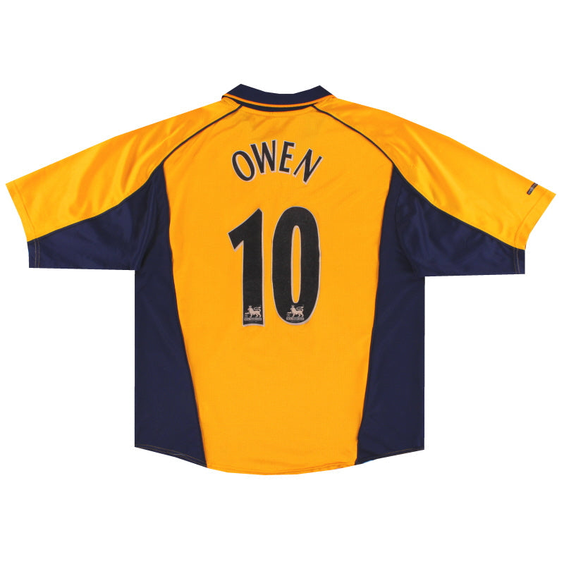 2000-02 Liverpool Reebok Away Shirt Owen #10 L