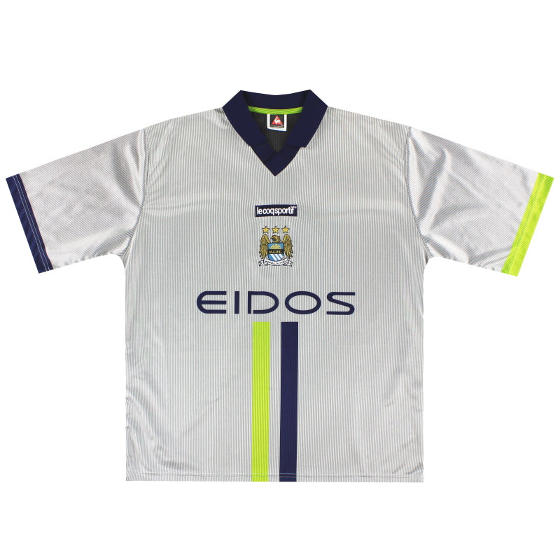2000-02 Manchester City Le Coq Sportif Away Shirt *Mint* XXL