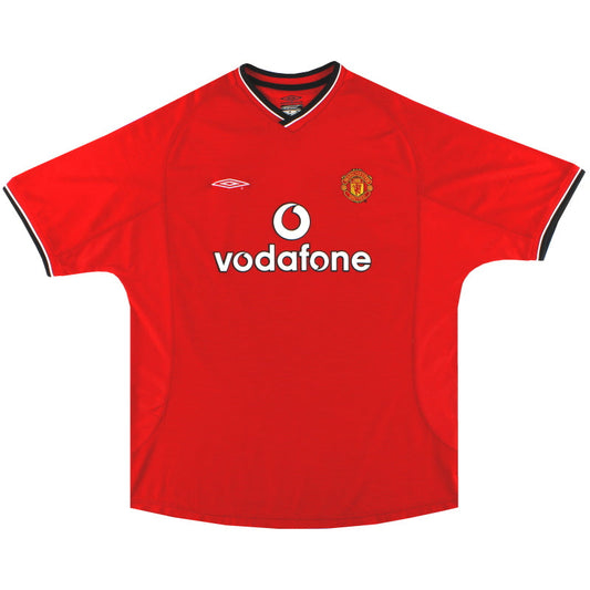 2000-02 Manchester United Umbro Home Shirt *Mint* XXL
