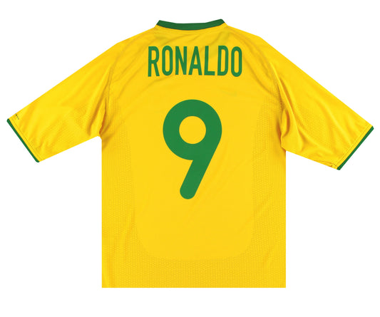 2000-02 Brazil Nike Home Shirt Ronaldo #9 XL