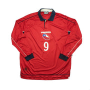 2000/01 Chile Zamorano #9 L/S Home Shirt (L) Umbro