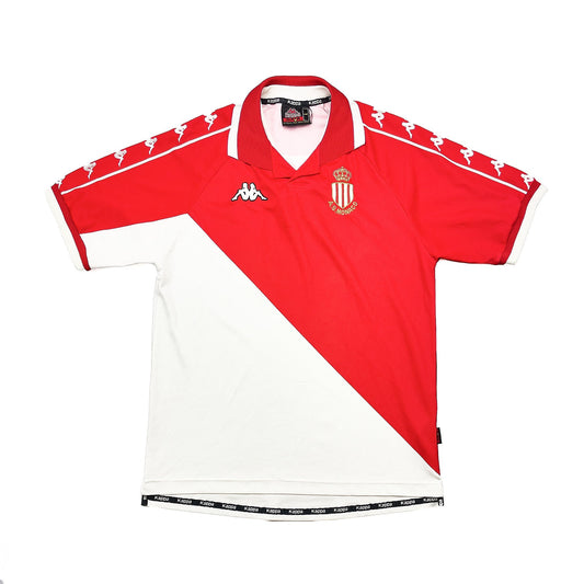 2000/01 Monaco Home Shirt (L) Kappa
