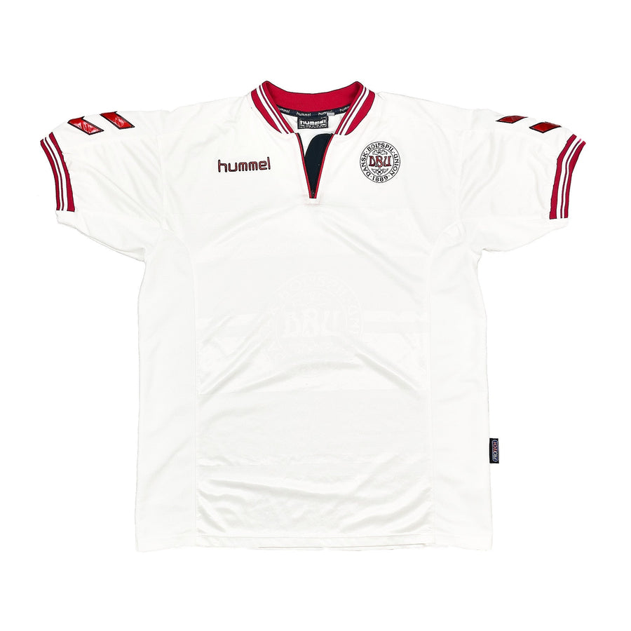 2000/02 Denmark Away Shirt (XL) Hummel