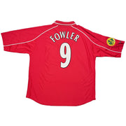2000/02 Liverpool Fowler #9 European Home Shirt (XXL) Reebok