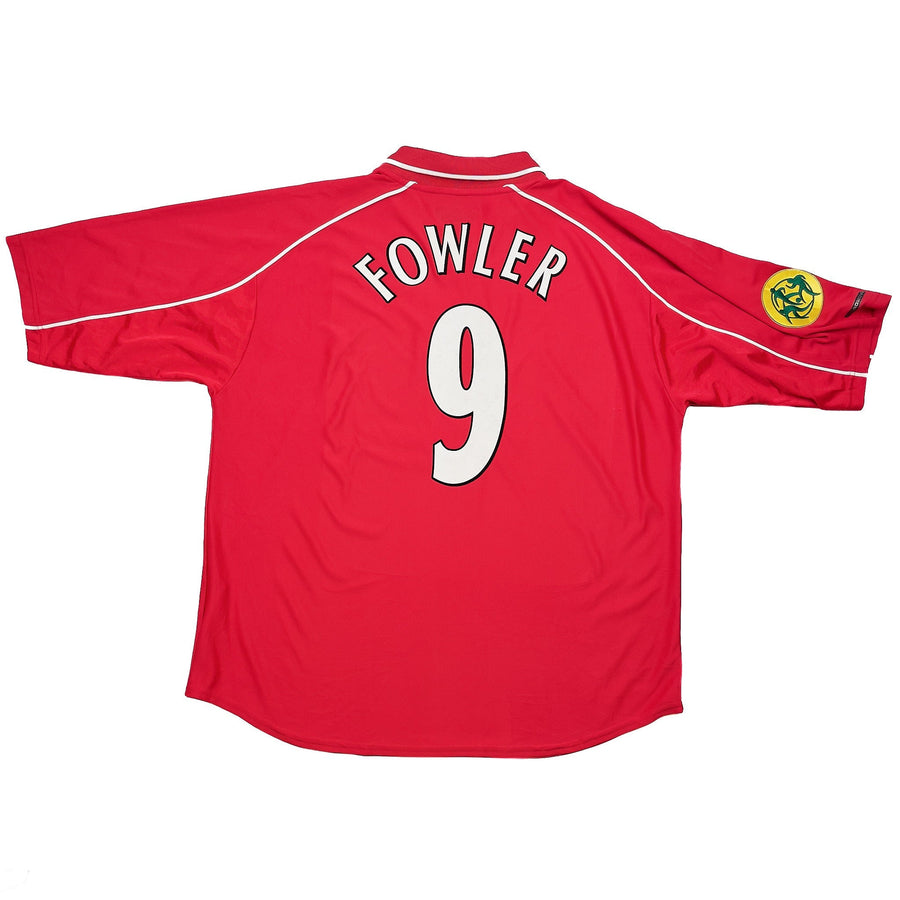 2000/02 Liverpool Fowler #9 European Home Shirt (XXL) Reebok