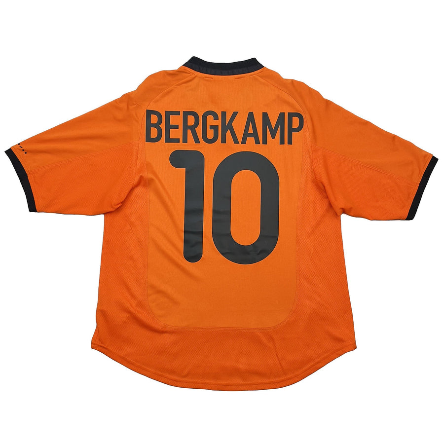 2000/02 Netherlands Bergkamp #10 Home Shirt (S) Nike