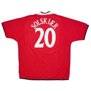 2000/02 Norway Solskjaer #20 Home Shirt (XXL) Umbro