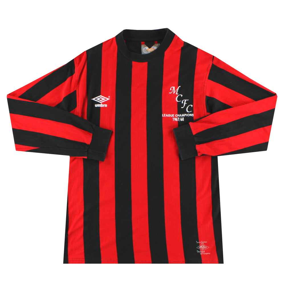 2000'S Manchester City Umbro 1967-68 Retro Shirt L/S M