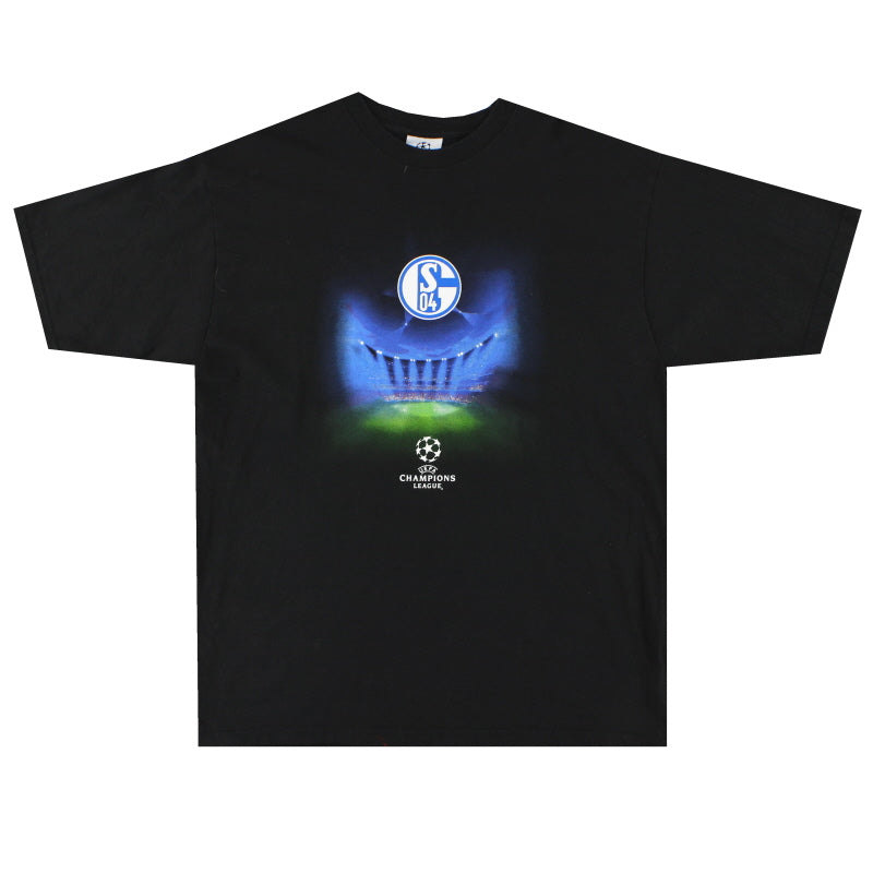 2000s Schalke Graphic Champions League Tee L