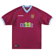 2001-02 Aston Villa Diadora Home Shirt *Mint* L