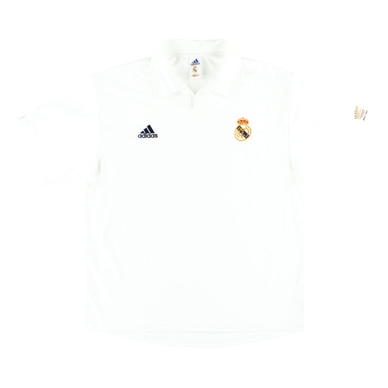 2001-02 Real Madrid adidas Centenary Home Shirt M