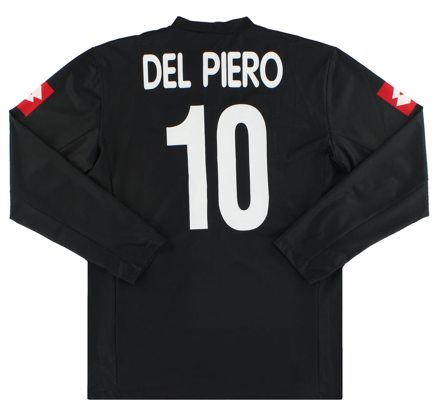 2001-02 Juventus Lotto Away Shirt Del Piero #10 L/S *Mint* XL